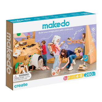 MakeDo Værktøj til Pap - Create - 260 Dele