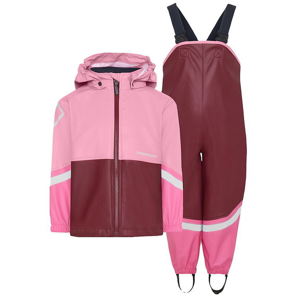 Didriksons Regntøj m. Seler - Waterman - PU - Anemon Red