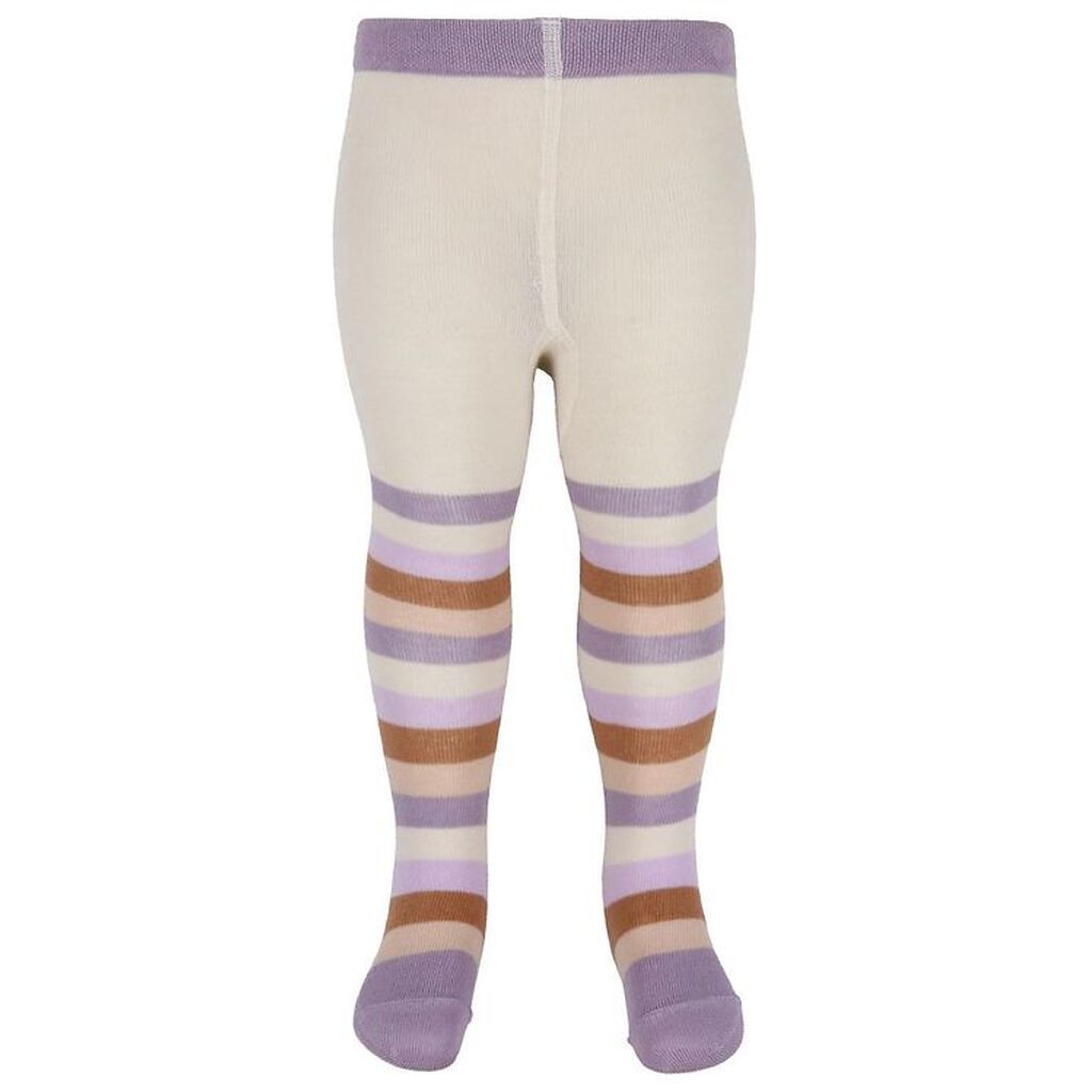 Hust and Claire Strømpebukser - Frankie - Lavender m. Striber