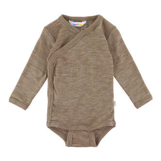 Joha Slå-om Body l/æ - Uld/Silke - Beige Melange