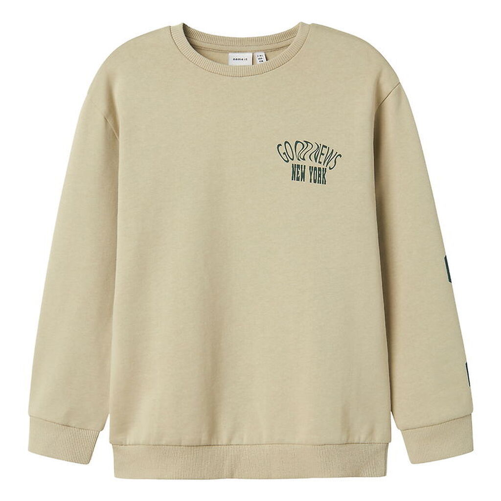 Name It Sweatshirt - NkmNolen - Island Fossil m. Print