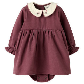 Lil Atelier Kjolebody l/æ - NbfRebel - Catawba Grape