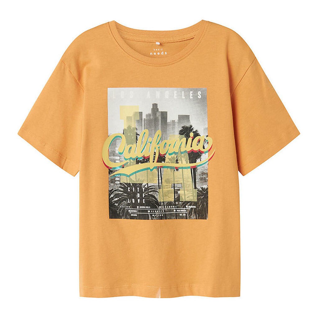 Name It T-shirt - NkmVoto - Gold Earth/California