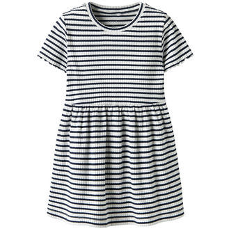 Name It kjole - Rib - NmfVemma - Bright White/Blue