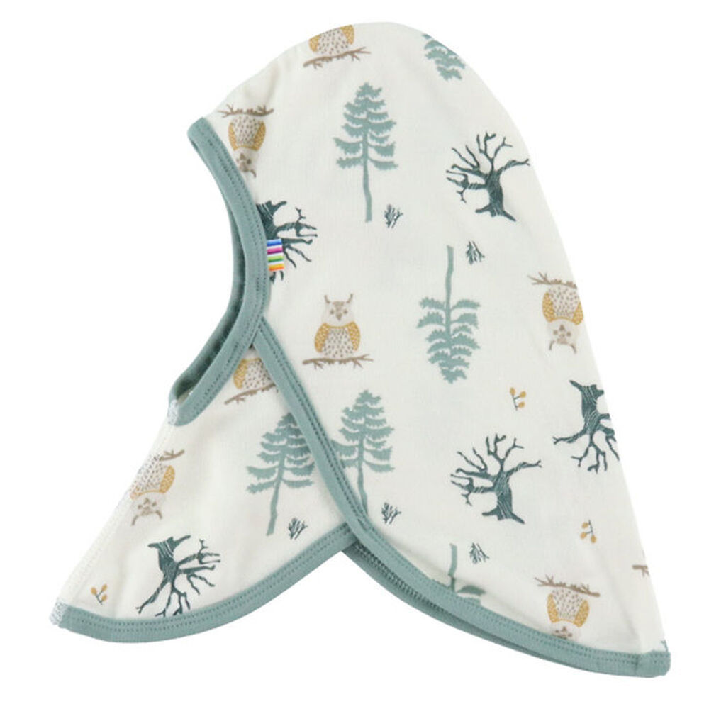 Joha Elefanthue - 1-lags - Uld/Bambus - Offwhite m. Skov