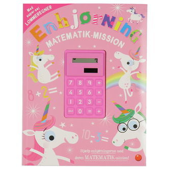 Forlaget Bolden Aktivitetsbog - Enhjørning Matematik-mission - D