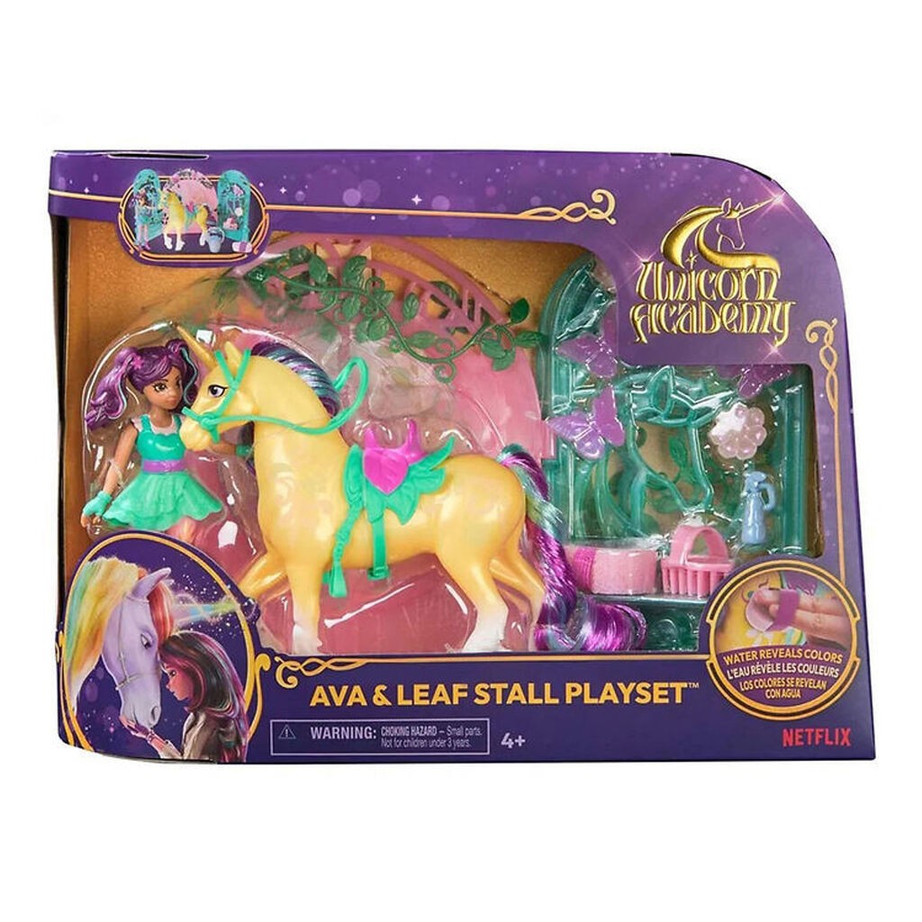 Unicorn Academy Legetøjsfigurer - Ava & Leaf Stall