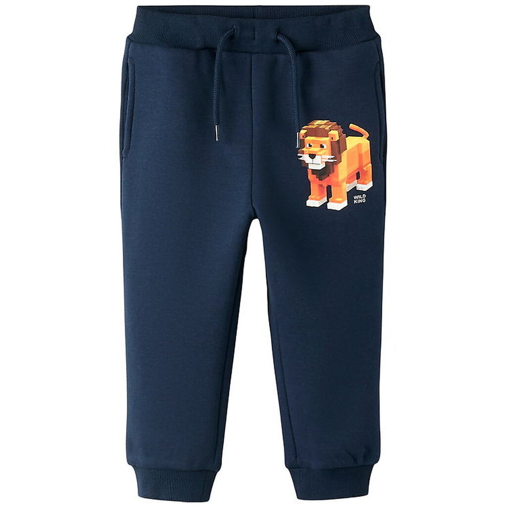Name It Sweatpants - NmmSigurt - Navy Blazer m. Løve