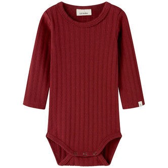 Lil' Atelier Body l/æ - Rib - NbfRita - Red Dahlia