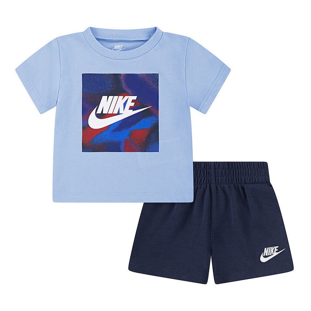 Nike Shortssæt - T-shirt/Shorts - Midnight Navy