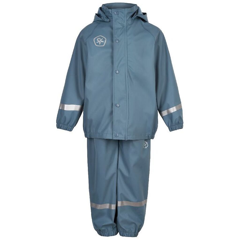 Color Kids Regntøj m. Seler - PU - Captain's Blue