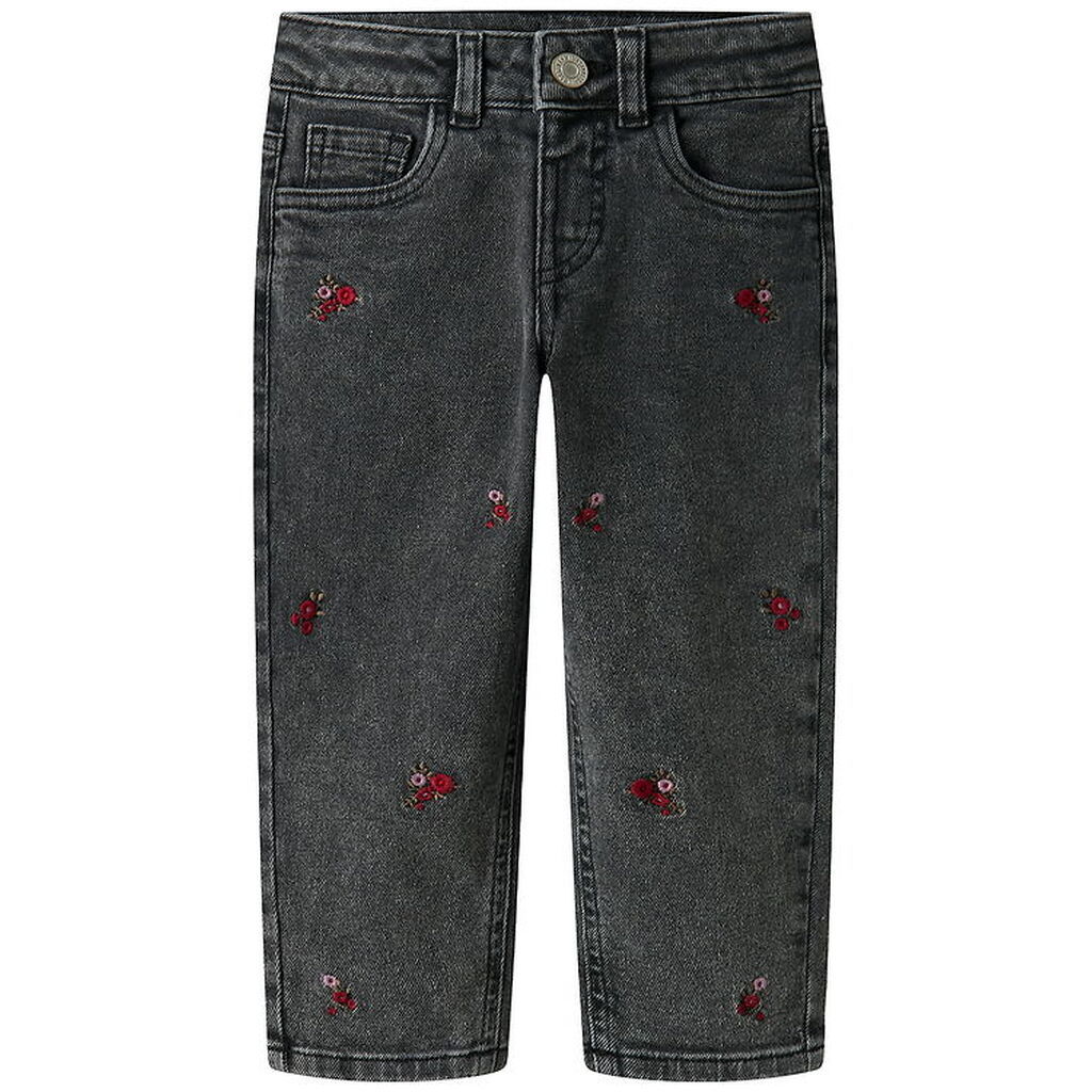 Name It Jeans - Noos - Mom - NmfBella - Medium Grey Denim/Flower