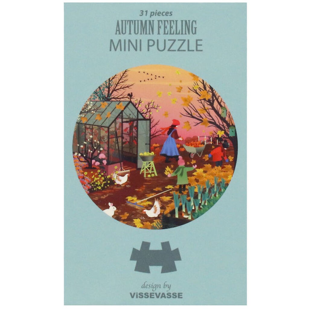 Vissevasse Puslespil - Mini - 11x11 cm - 31 Brikker - Autumn Fee