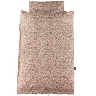 Nørgaard Madsens Sengetøj - Baby - Mauve m. Blomster