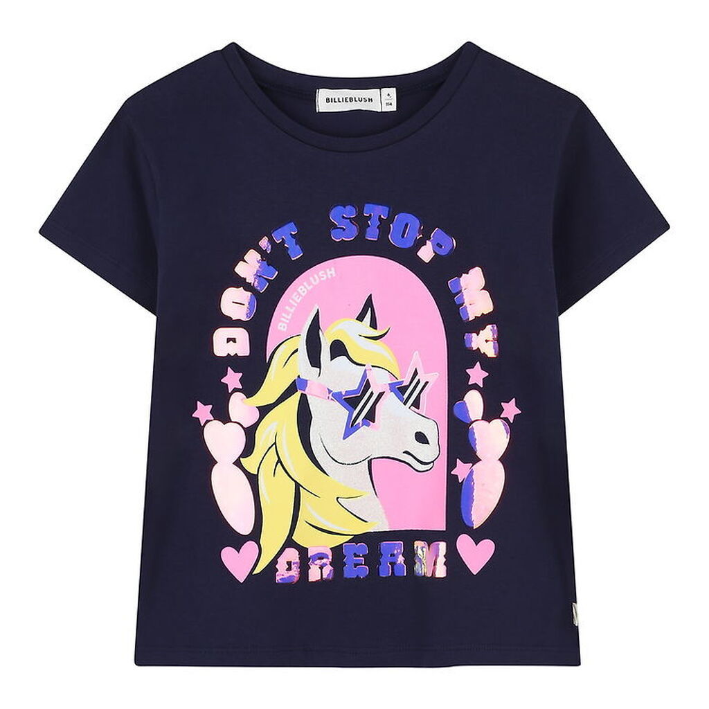 Billieblush T-shirt - Navy m. Print