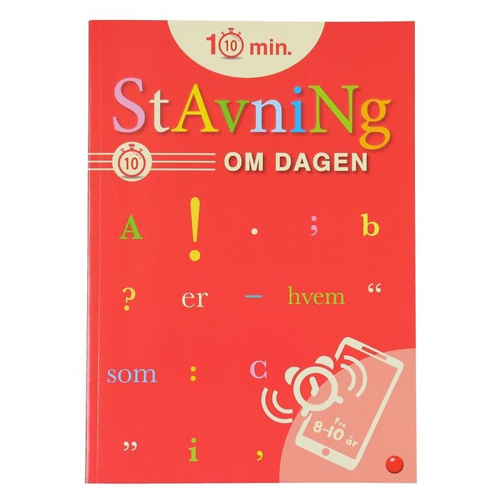 Forlaget Bolden Aktivitetsbog - 10 Minutter Stavning Om Dagen
