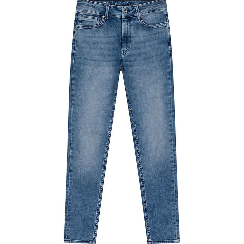 Indian Blue Jeans Jeans - Tapered Fit - Damaged Light Denim