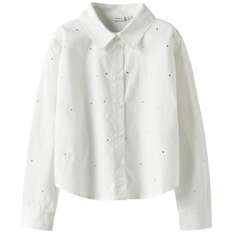 Name It Skjorte - NkfRhing - Bright White/All-Over