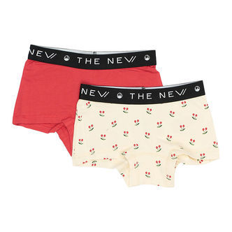 The New Hipsters - 2-pak - Chrysanthemum/Hvid m. Kirsebær