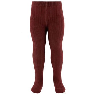 Lil Atelier Strømpebukser - Rib - NbfIlso - Hot Chocolate