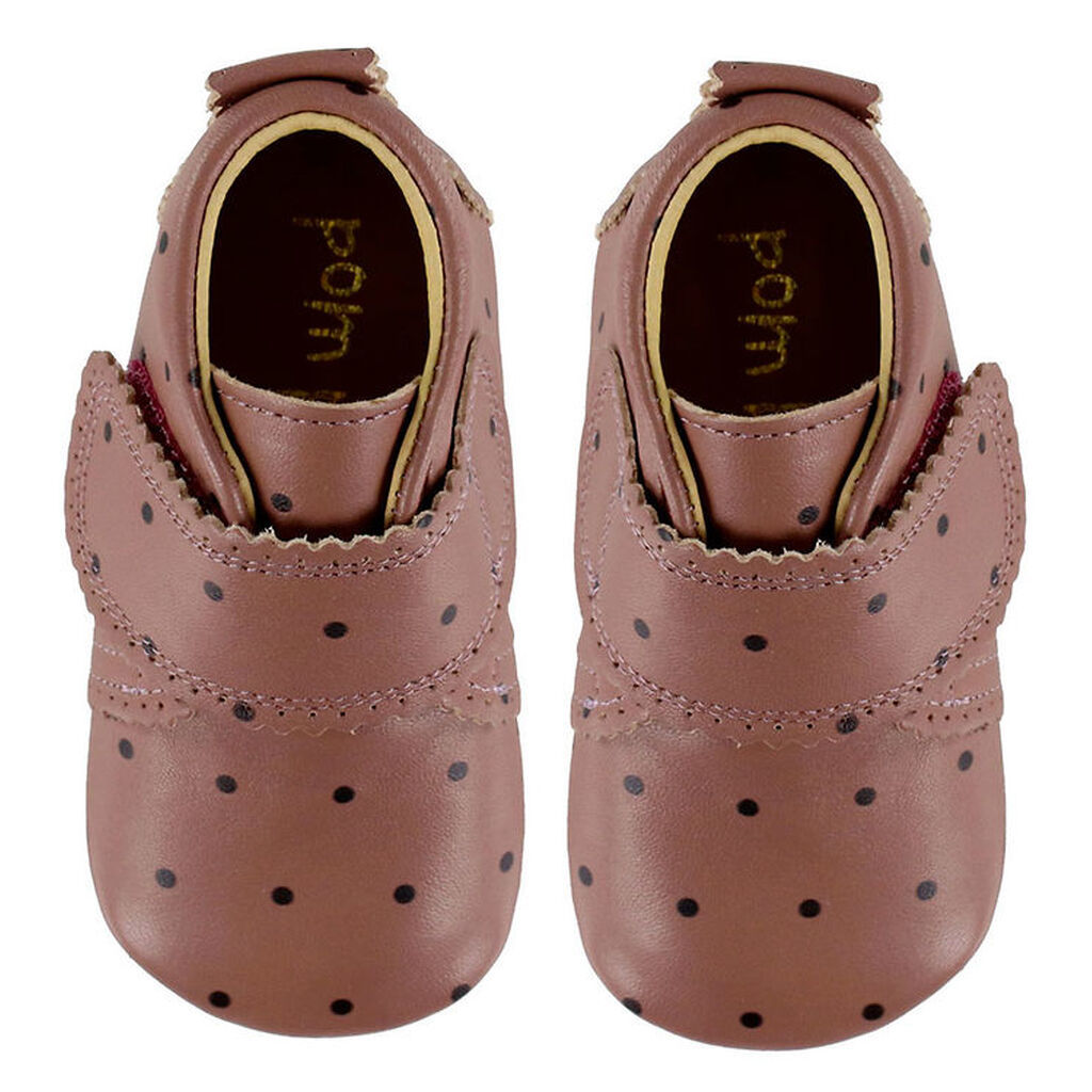 Pom Pom Skindfutter - Beginners Velcro Scallops - Vintage Rose