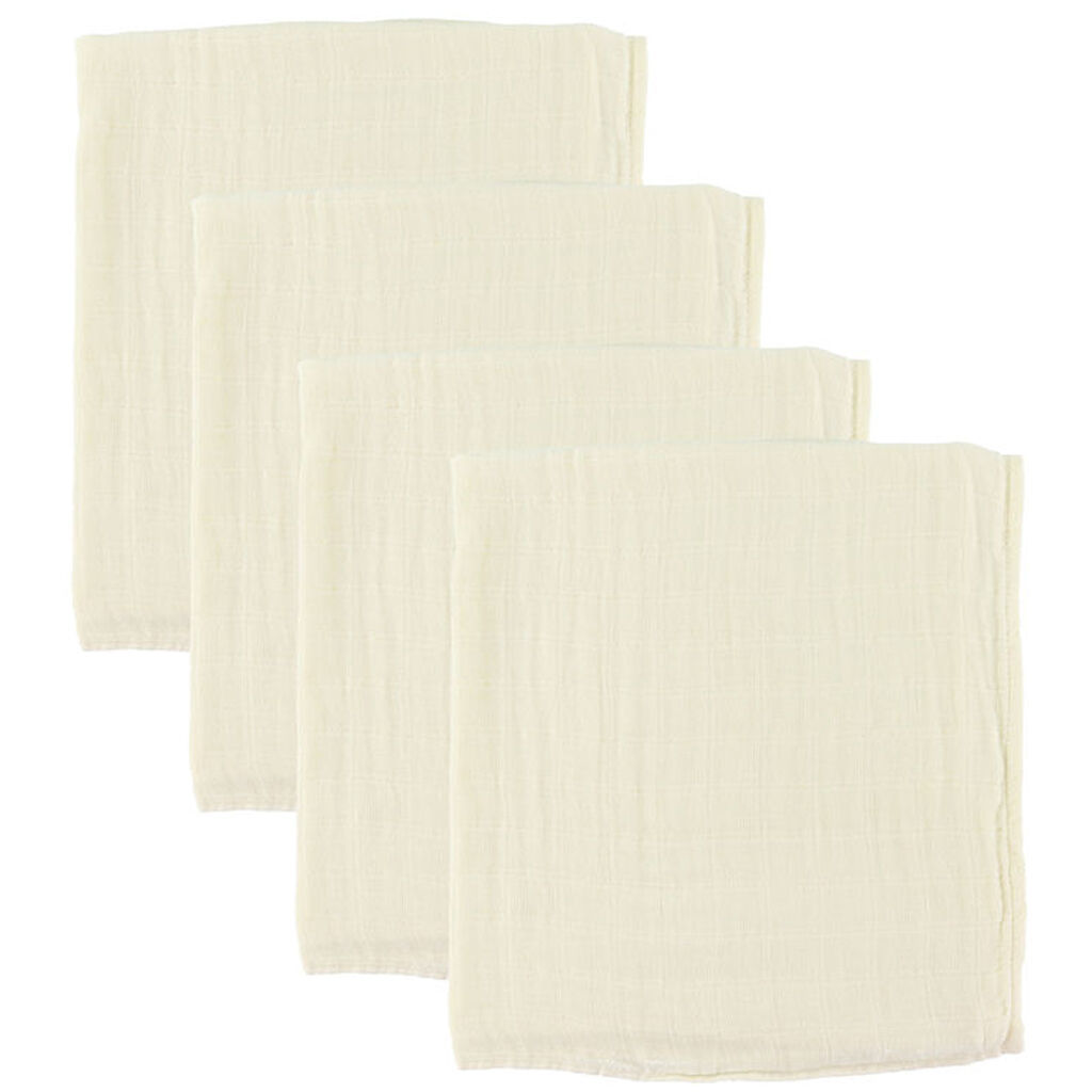 Pippi Stofbleer - 4 pak - 65x65 cm - Marshmallow White