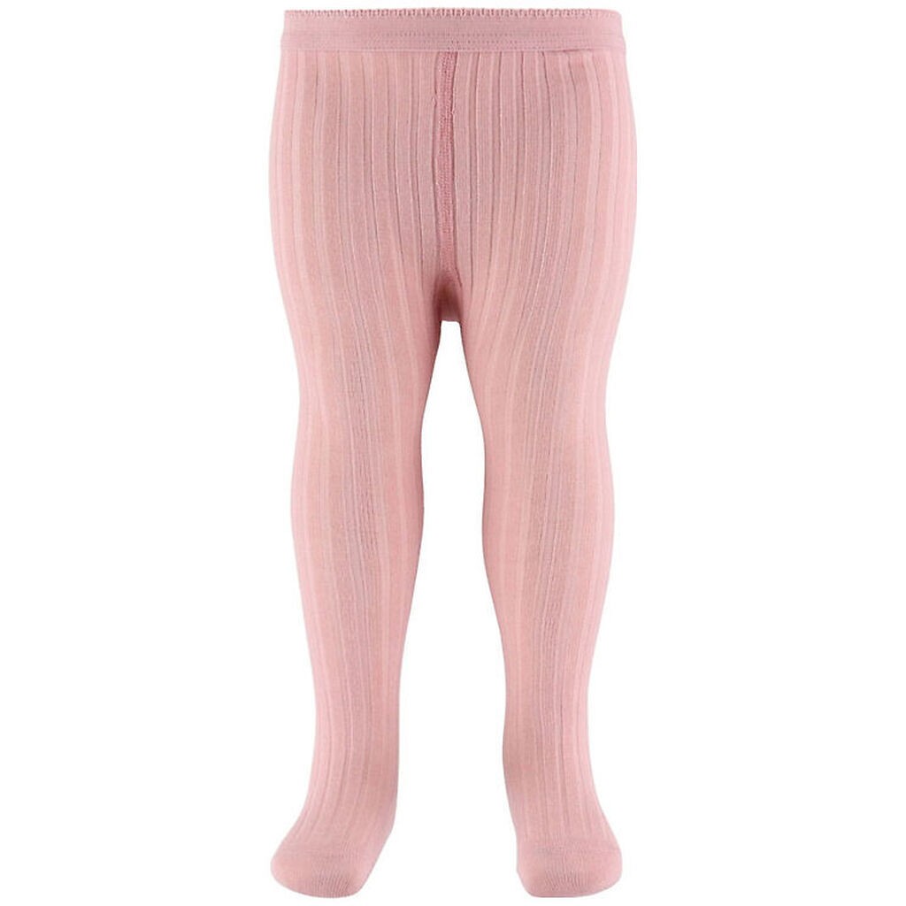 MP Strømpebukser - Rib - Silver Pink