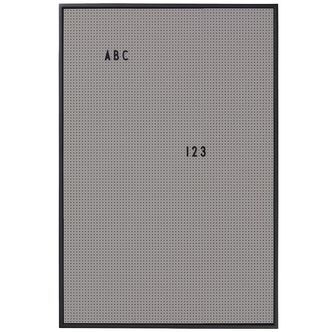 Design Letters Tavle - A2 - Mørk Grå