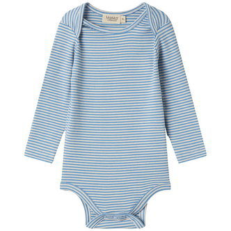 MarMar Body l/æ - Rib - Modal - Ben - Blue Stripe