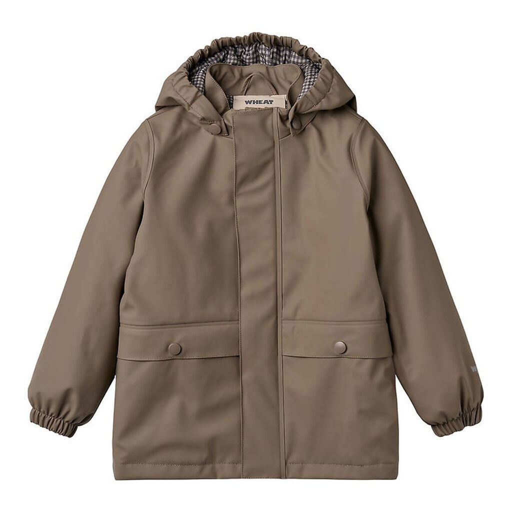 Wheat Regnjakke m. Termo - PU - Aju - Dry Wood