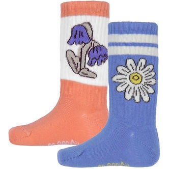 Mini Rodini Strømper - 2-pak - Flower - Multi
