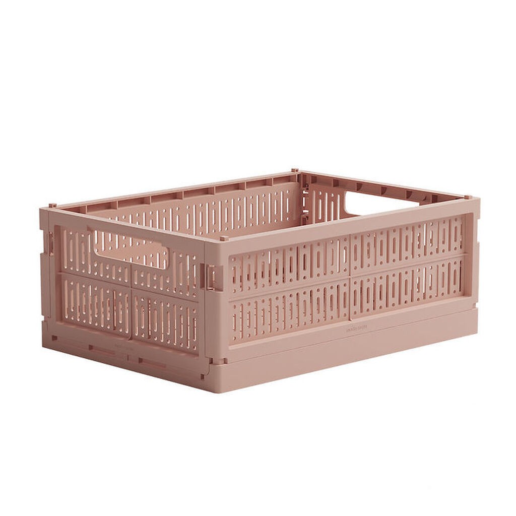 Made Crate Foldekasse - Midi - 33x24x13 cm - Blush