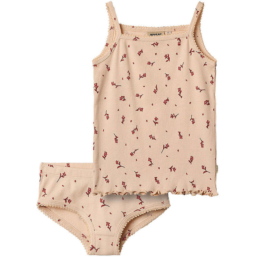 Wheat Undertøj - Rib - Havanna - Rose Water Flowers