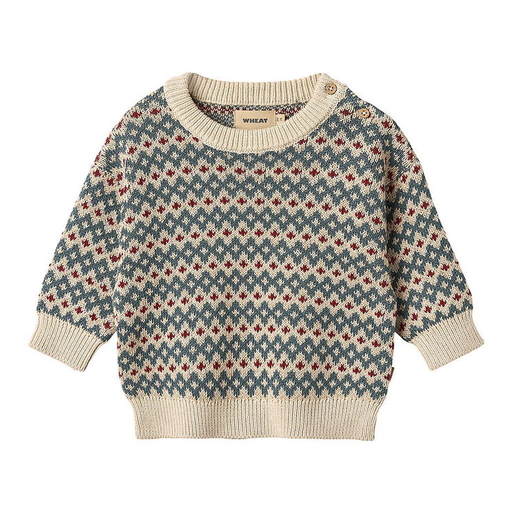 Wheat Bluse - Strik - Harlow - Offwhite