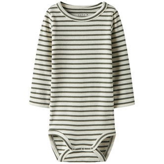 Name It Body l/æ - Noos - Rib - NbnBani - Dusty Olive