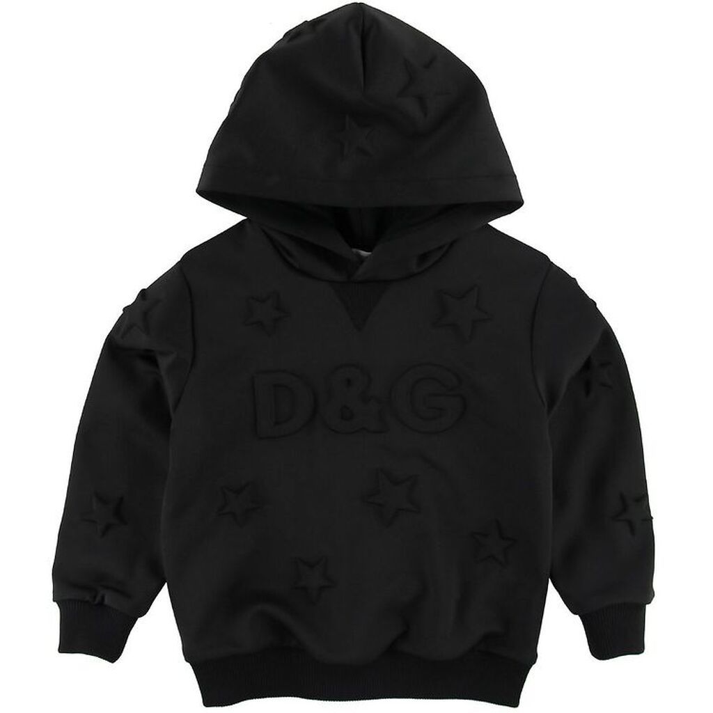 Dolce & Gabbana Hættetrøje - Sort m. Logo