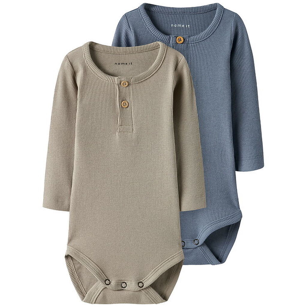 Name It Body l/æ - 2-pak - Rib - Noos - NbmKab - Troposphere/PUR