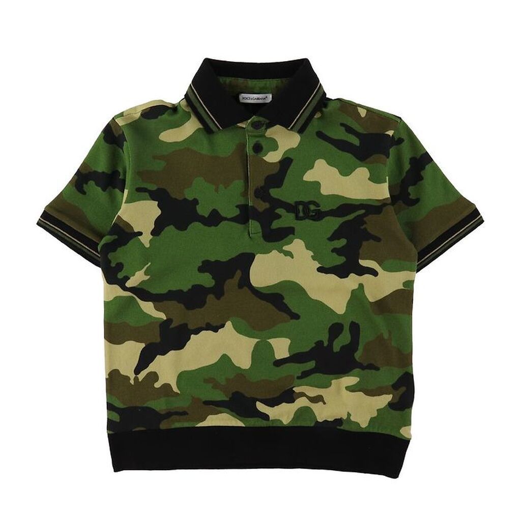 Dolce & Gabbana Polo - Reborn To Live - Camouflage