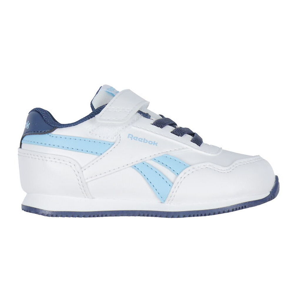 Reebok Sko - Royal Jog 3.0 Elastic & Top Strap - Hvid/Blå
