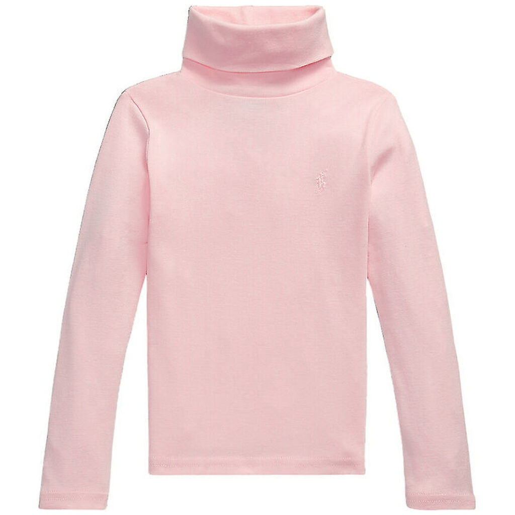 Polo Ralph Lauren Bluse m. Rullekrave - Hint of Pink