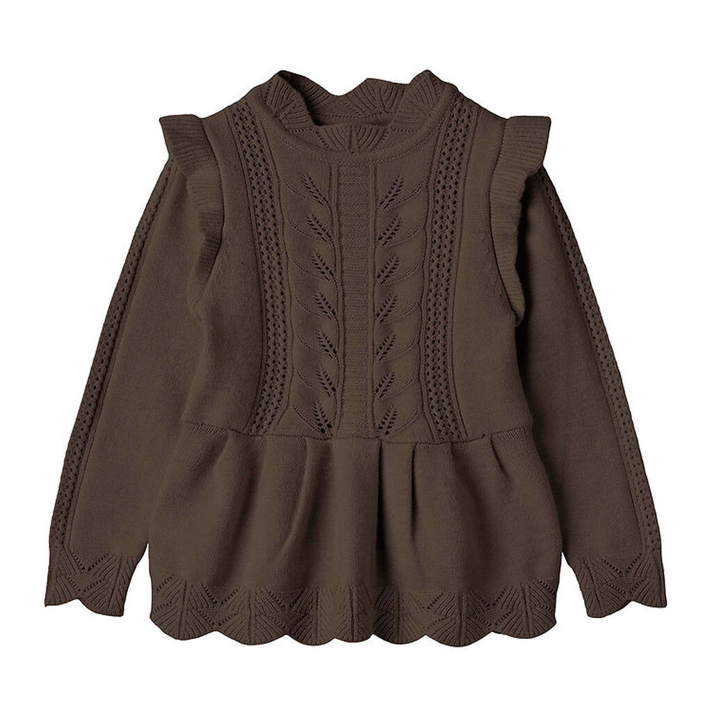 Fliink Bluse - Strik - Viskose - Alilly Peplum - Carafe