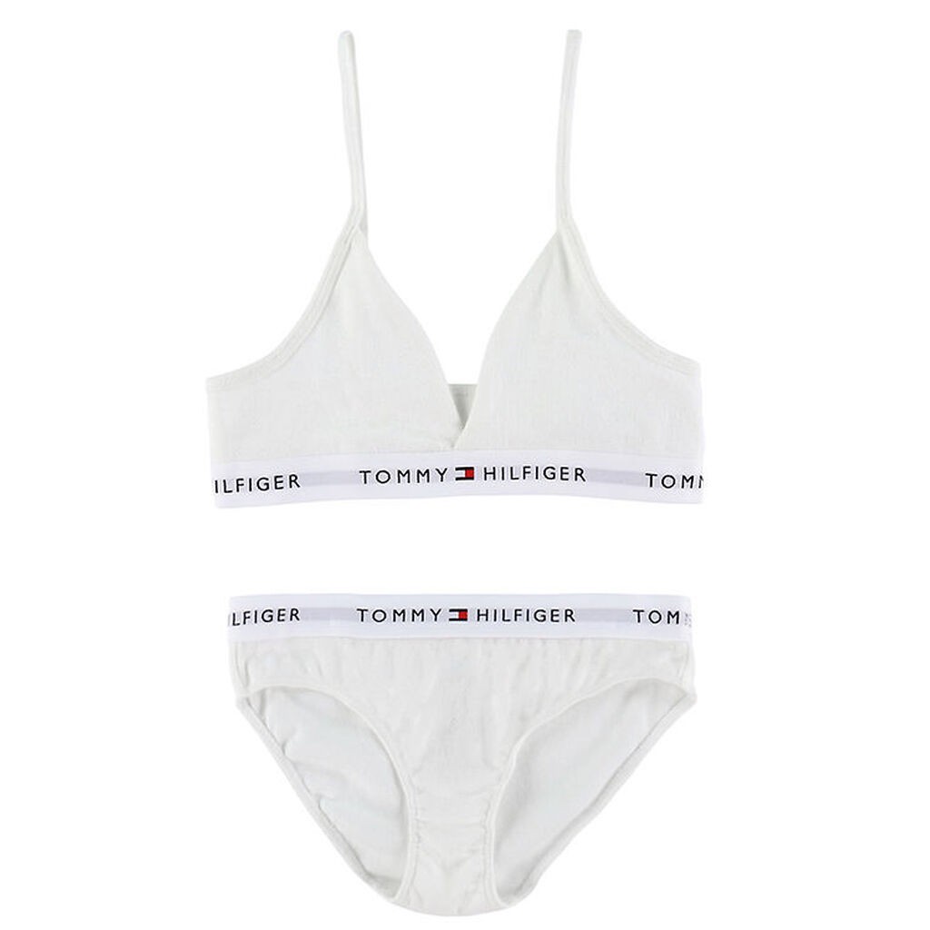 Tommy Hilfiger Undertøj - Ecru White m. Hulmønster
