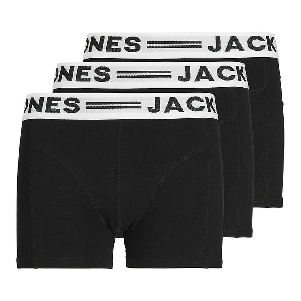 Jack & Jones Boxershorts - Noos - 3-pak - Sense - Sort