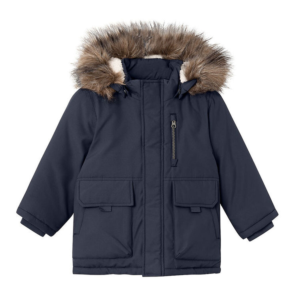 Name It Vinterjakke - NmmMaster05 Parka - Dark Sapphire