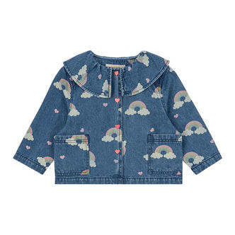 Konges Sløjd Denimjakke - Denim - Magot - Rainbow