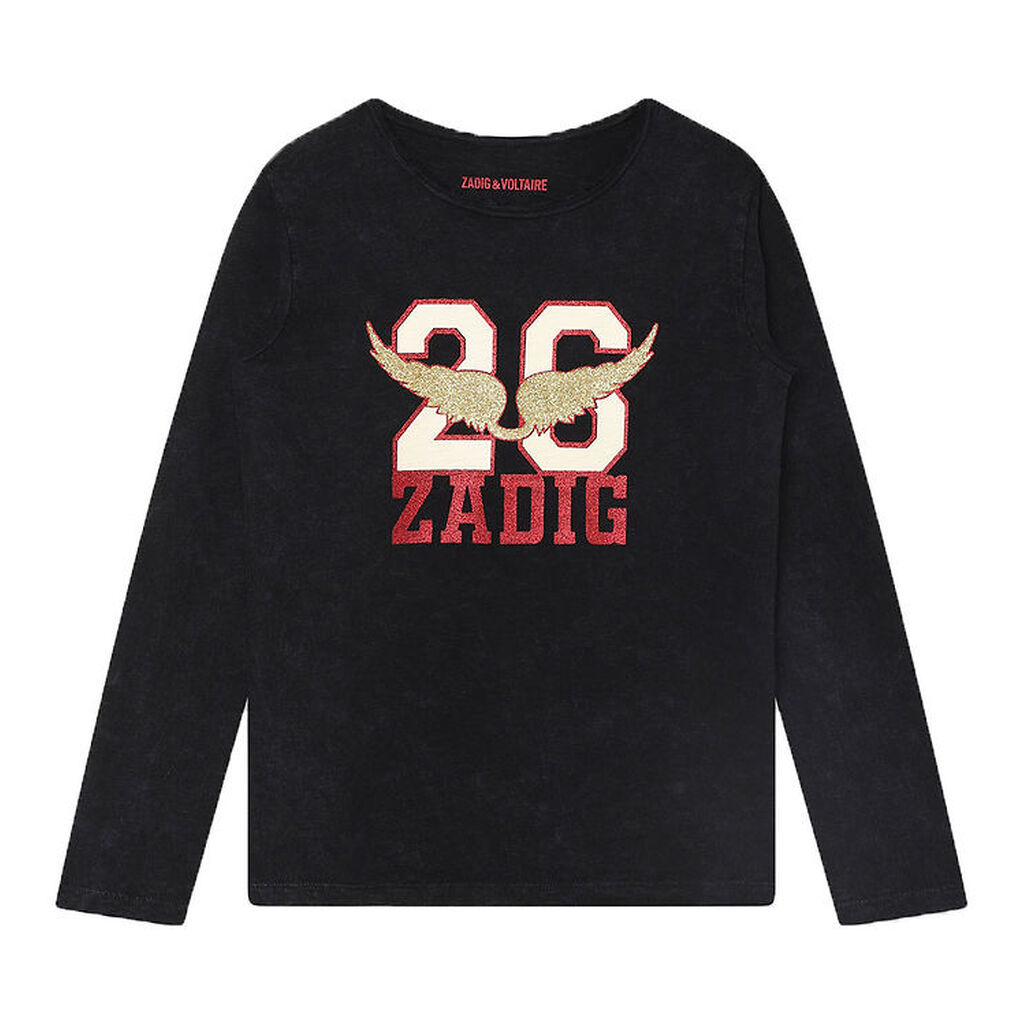 Zadig & Voltaire Bluse - Sort m. Glimmer