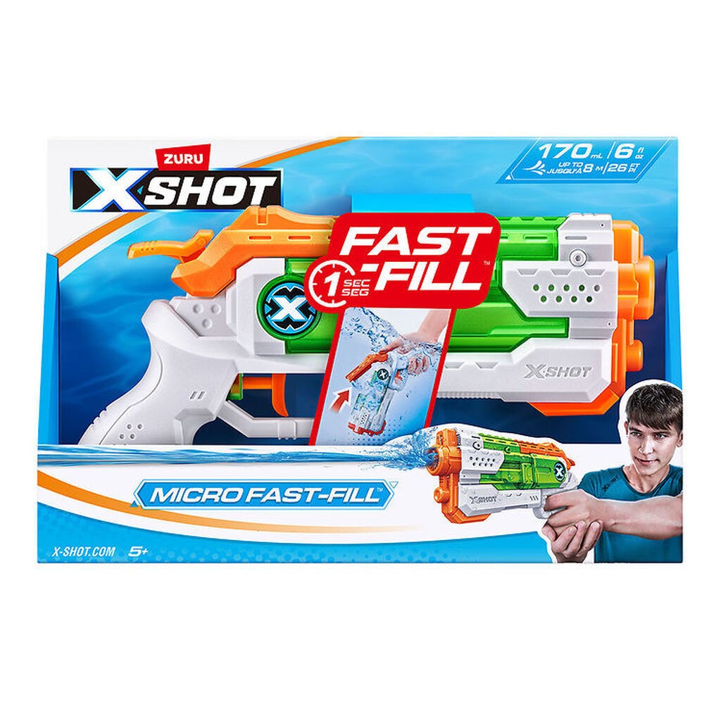X-SHOT Vandpistol - Micro Fast-Fill - 170 ml