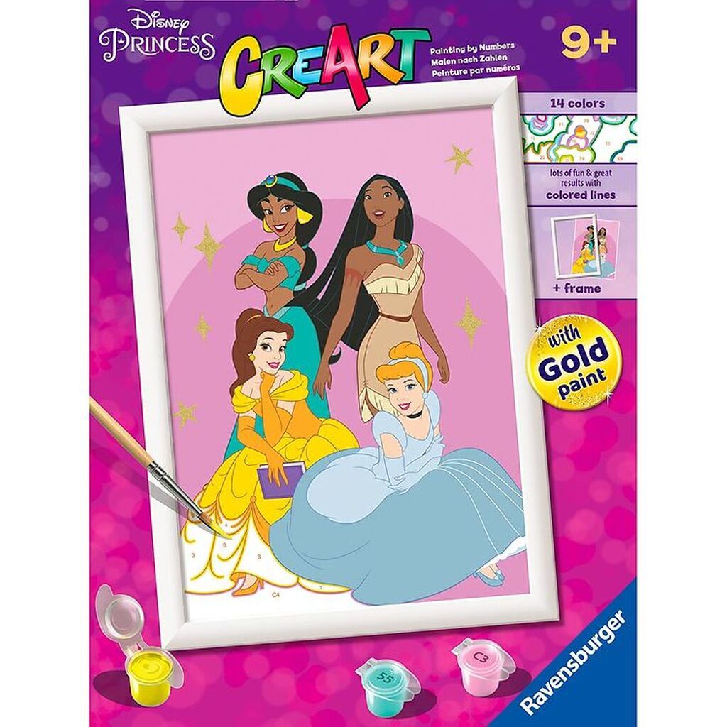 Ravensburger CreArt Malesæt - Disney Princess