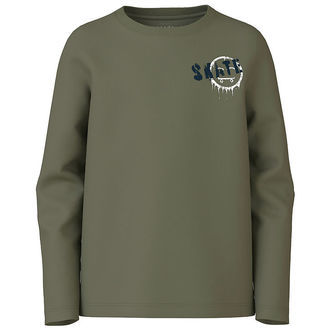 Name It Bluse - NkmVux - Dusty Olive/Skate