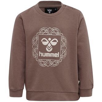 Hummel Sweatshirt - hmlLime - Deep Taupe m. Sølv